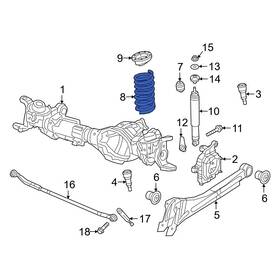 68364566aa Ram Oe For 2500 2019-2020 Front Coil Spring