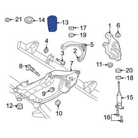 68507396aa Ram Oe For 1500 Classic 2021-2024 Front Coil Spring