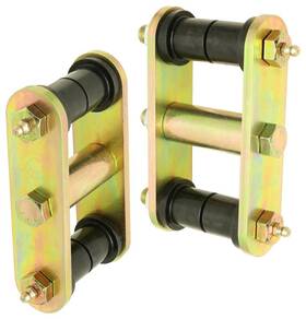 Ce-9035a Rockjock Heavy Duty Front Leaf Spring Shackles For Jeep Cj 76-86 With Urethane