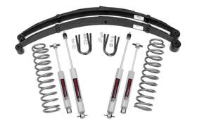 630n2 Rough Country 843030129644 3 Inch Suspension Lift N3 Shocks Fits 84-01 Jeep Cherokee Xj