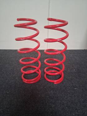 150398-404800 Rso Suspension Red 2pc Rear Ld Coil Springs For 98-07 Toyota Land Cruiser 100