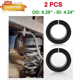 Pian-0204 Salior 2pcs Coil Spring Spacer For 5-5.5 Inch Car Enhance Rate Heavy-duty Booster Of Rubber