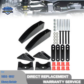 Gp884213dh Set Rear Leaf Spring Relocation Pocket For 1955 1956 1957 Chevy Belair 150 210