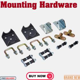 91639030 Speedway Motors Semi-elliptical Straight Axle Mounting Hardware New Freeship