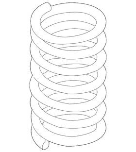Subaru 20380fl101 Genuine Coil Spring
