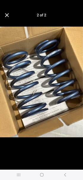 Z60-176-050 Swift Coilover Springs 5kg. 60mm In Side Diameter And 7 Inch Tall. 1 Pair