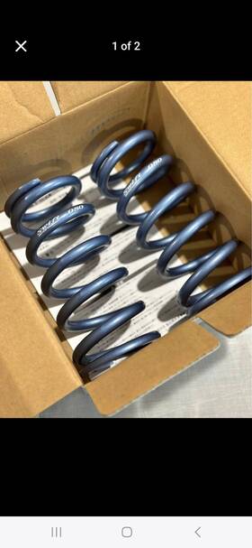 Z60-178-080 Swift Coilover Springs 8kg. 60mm In Side Diameter And 7 Inch Tall. 1 Pair