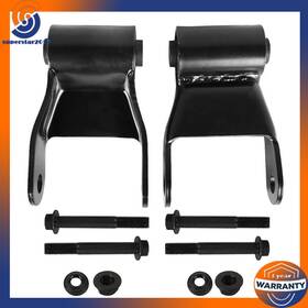 Ss392740hr Switch-supplier 2pcs Black Rear Leaf Spring Shackle W 3 Inch For Dodge Ram 2500 3500 94-2001