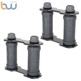 Bw800408th Tinvhy For 1965-1973 Ford Mustang 4.1l 5.8l V8 Pair Rear Rh Lh Leaf Spring Shackle Kit