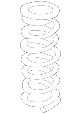 48131-04180 Toyota Genuine Spring