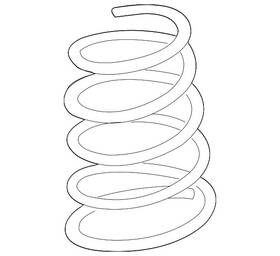 48131-06881 Toyota Genuine Coil Spring