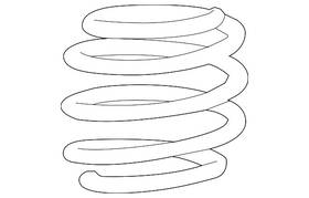 48131-06k40 Toyota Genuine Coil Spring