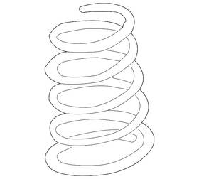 48131-08020 Toyota Genuine Coil Spring