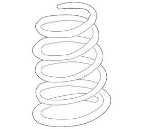 48131-08090 Toyota Genuine Coil Spring