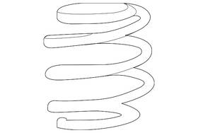 48131-08121 Toyota Genuine Coil Spring