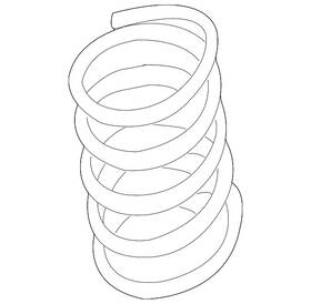 48131-0e170 Toyota Genuine Coil Spring