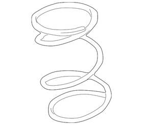 48131-42410 Toyota Genuine Coil Spring