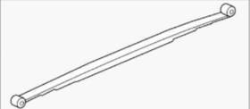 48210-0c111 Toyota 482100c111 2007-2019 Tundra Rear Passenger Leaf Spring Oem
