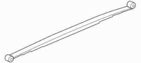 48220-0c111 Toyota 482200c111 2007-2019 Tundra Rear Driver Left Leaf Spring Oem