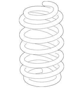 48231-52a51 Toyota Genuine Coil Spring