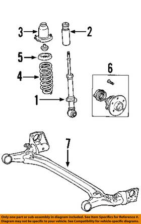 48231ab010 Toyota Oem 03-08 Matrix Rear Suspension-coil Spring