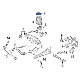 4825742030 Toyota Oe For Rav4 2006-2018 Rear Upper Coil Spring Insulator