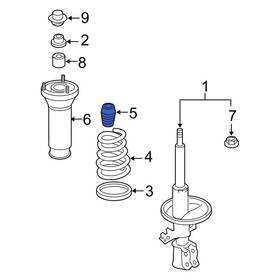 48341aa010 Toyota Oe For Avalon 1995-2012 Rear Coil Spring Damper