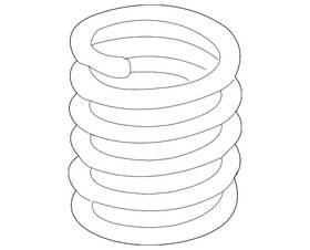Su003-04144 Toyota Genuine Coil Spring