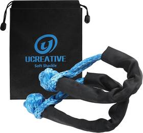 U-ss-12-22 Ucreative 2pcs Synthetic Soft Shackle 1/2 Inch X 22 Blue