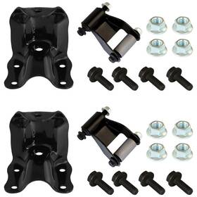 101002a101004 Vehicle 2 Rear Leaf Spring Hanger Bracket And Shackle Kit For Ford Ranger 722-001 722-010