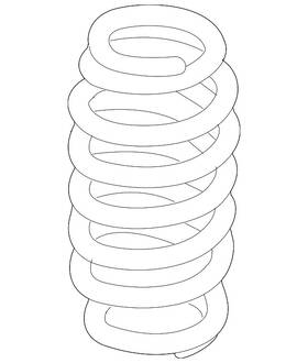 1k0-511-115-cg Volkswagen Genuine Spring 1k0-511-115-cg Volkswagen Genuine Spring