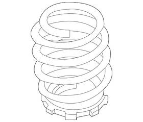 1n3-511-103-d Volkswagen Genuine Spring