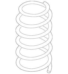 Volkswagen 5n0-411-105-s Genuine Coil Spring