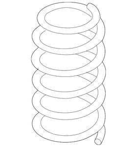 5q0-411-105-ht Volkswagen Genuine Coil Spring