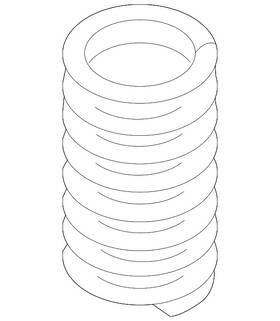 7p6-511-115-s Volkswagen Genuine Coil Spring
