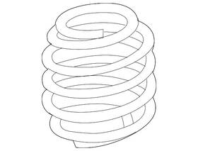 30760305 Volvo Genuine Coil Spring