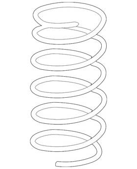 Volvo 31280484 Genuine Coil Spring