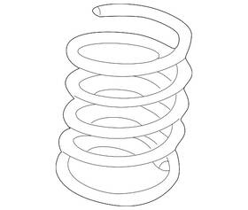 8666290 Volvo Genuine Coil Spring