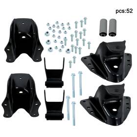 Amv2251368s Wflnhb Left And Right Rear Leaf Spring Hanger Bracket Shackle For Ford F250 F350 1983-97