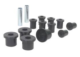 W73829 Whiteline Rear Fits Leaf Spring And Shackle Bushings For Jeep Scrambler