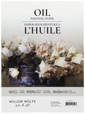 5a002b6j-1gdvp Willow Wolfe 628215003243 Zero Prep Oil Paper Pad 9 Inch X12 -12 Sheets -