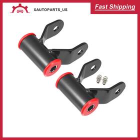 412120 X Autohaux Pair Rear Leaf Spring Shackle Kit For Dodge Ram 1500 2002-2008