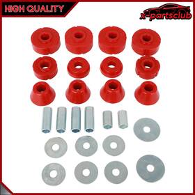 X180864p01 X-partsclub 7-101 Fits 67-72 Prothane Chevy Gmc 1/2 Ton C10 Regular Cab Body Mount Bushings