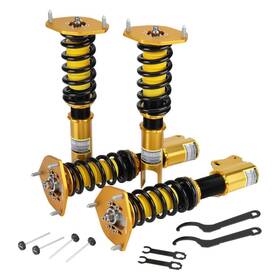 Ys01-ac-pc008 Yellow Speed Racing For Acura Rsx 05-06 Coilover Kit 0.5 Inch -2.5 X Premium Competition Front