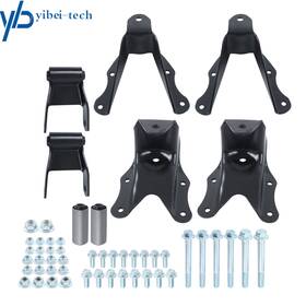 Yi250138t Yibei-tech Rear Leaf Spring Hanger Shackle Kit Fit For Ford 1980-1996 F-150 1980-1984 F-250