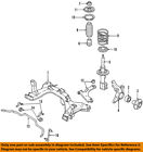 Zzda34012 Mazda Oem Tribute Front Spring Insulator