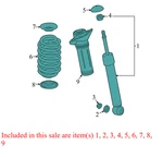 2018 Toyota Camry Suspension Shock Absorber & Coil Spring Parts Set Oem. Fixed Price $758.75.