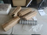 QA1 12HT500 Spring, Cr-si High Travel 2-1/2" Id 12" X Lbs/in. Silver Pwdr Co. Fixed Price $49.99.