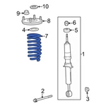 For Toyota Tundra 2007-2021 481310C303 Front Left Coil Spring. Fixed Price $224.62.