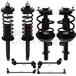 For 2013-2017 Honda Accord 2.4L Front Complete Struts Rear Shocks Sway Bar 8PCS. Fixed Price $232.39.
